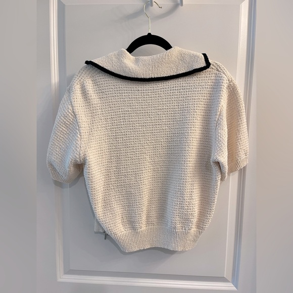 Piper & Scoot knit collared top, size XL - Picture 5 of 9